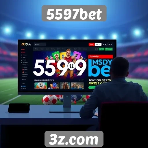 Acessibilidade e interface do site 5597bet