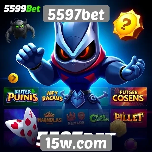 Diversidade de jogos disponíveis na 5597bet