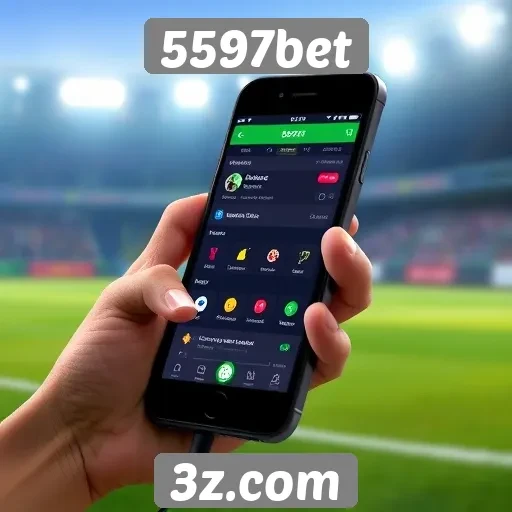 Funcionalidades do aplicativo móvel do 5597bet